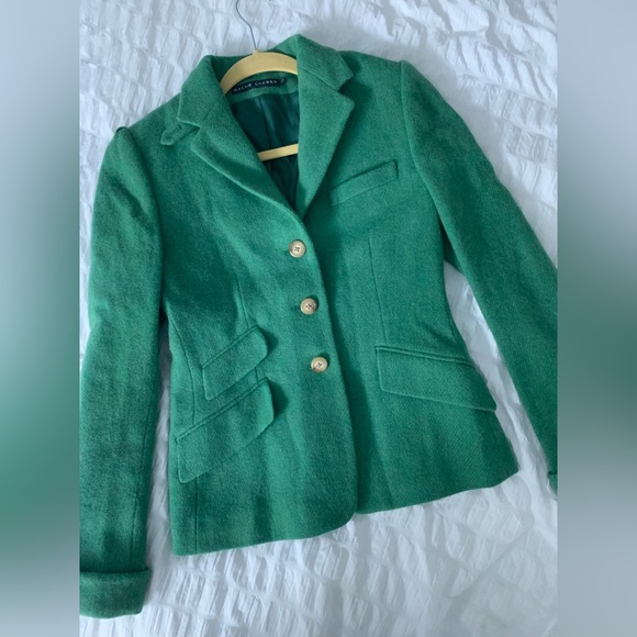 Ralph Lauren Blue Label Jackets & Blazers - Pristine vintage Ralph Lauren Blue Label green blazer